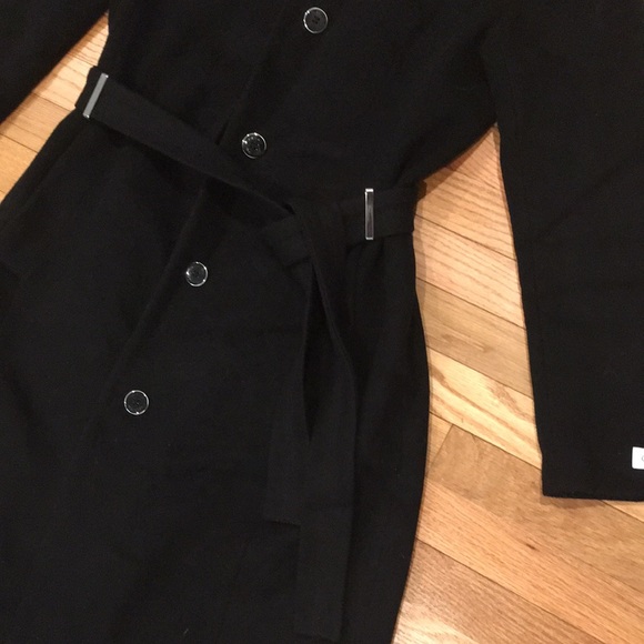 Calvin Klein 12 wool coat full length - Picture 4 of 7